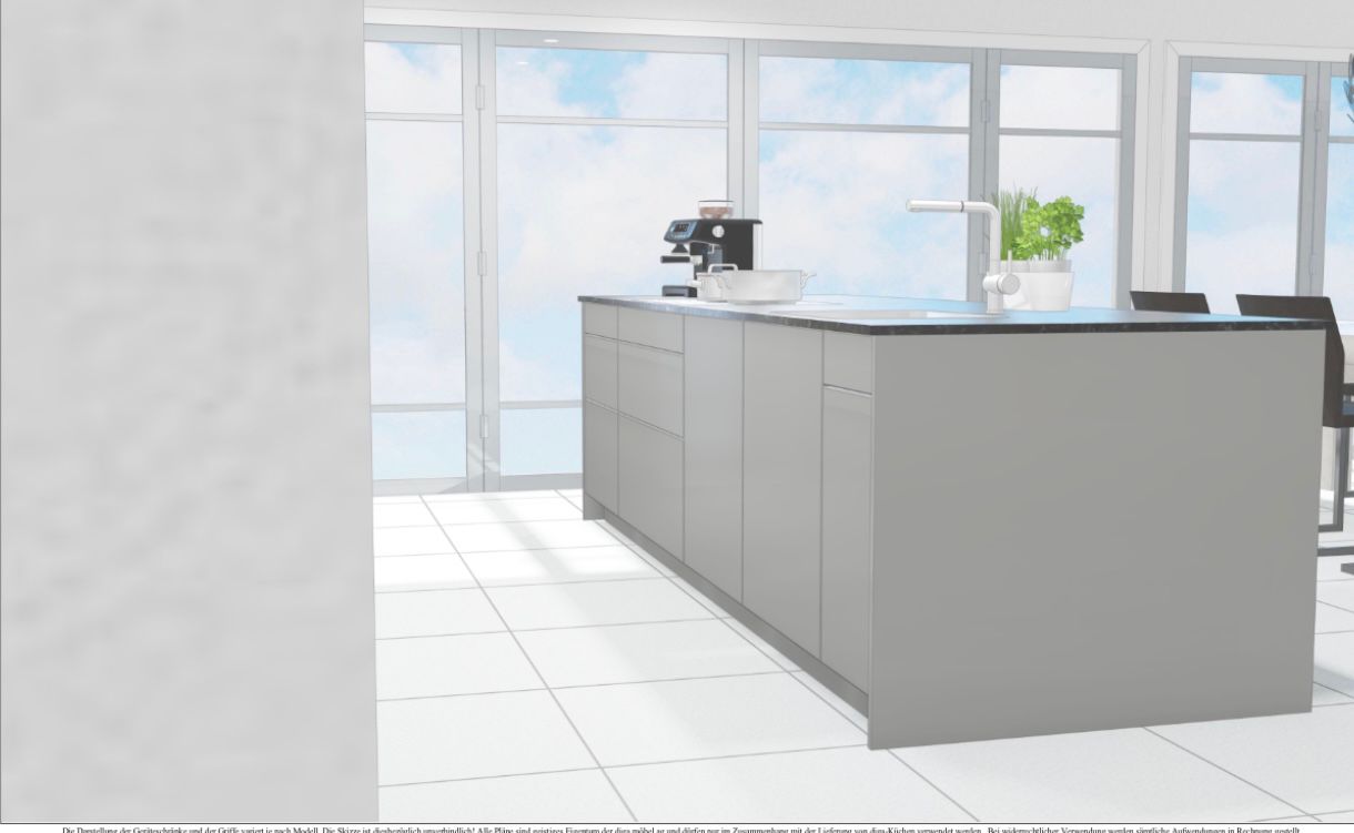 Innenvisualisierung einer Küche im Projekt Vorstadt 38