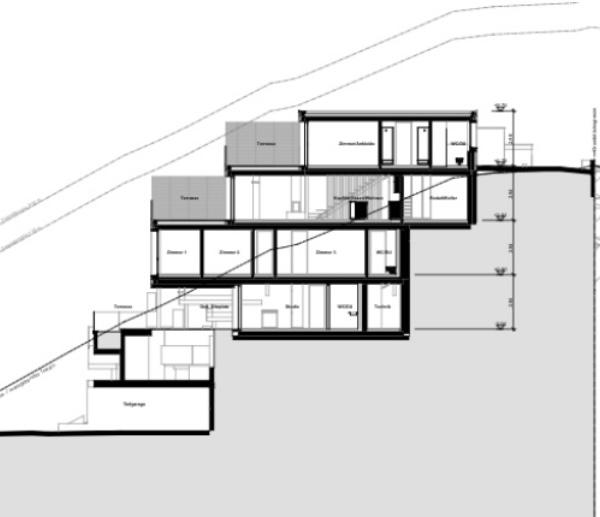 Schnittplan des Projekts Vorstadt 38